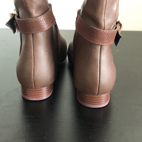 The Arizona Wide Calf Chocolate Riding Boot Sz 11W - Picture 3 of 6